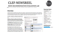 Desktop Screenshot of clef-newsreel.org